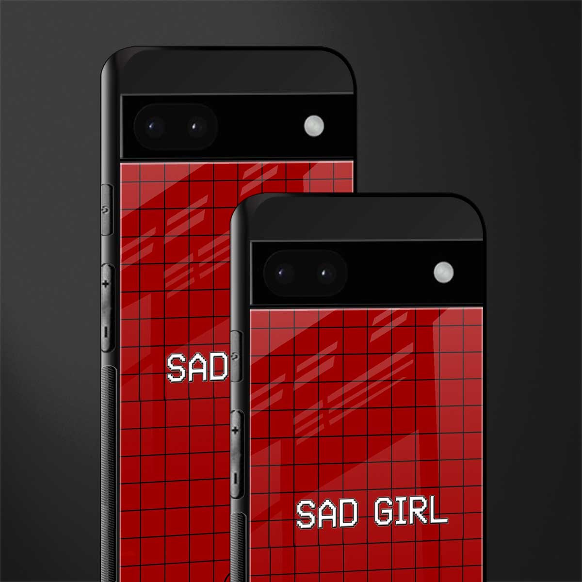 sad girl back phone cover | glass case for google pixel 6a