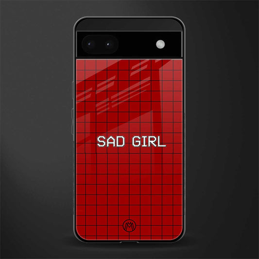 sad girl back phone cover | glass case for google pixel 6a