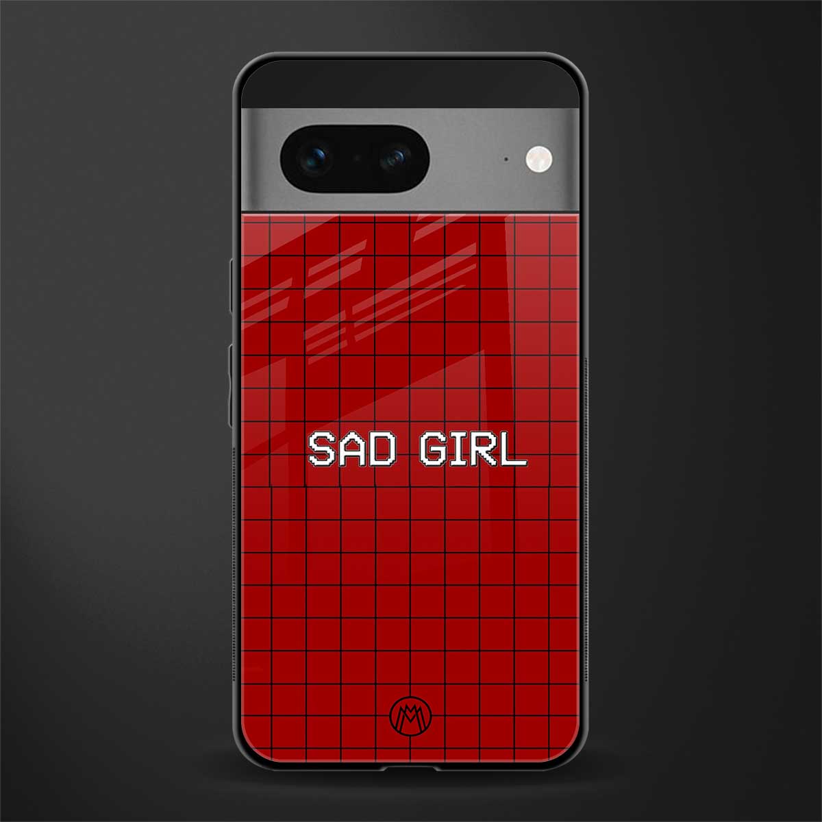 sad girl back phone cover | glass case for google pixel 7