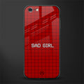 sad girl glass case for iphone 6 plus image