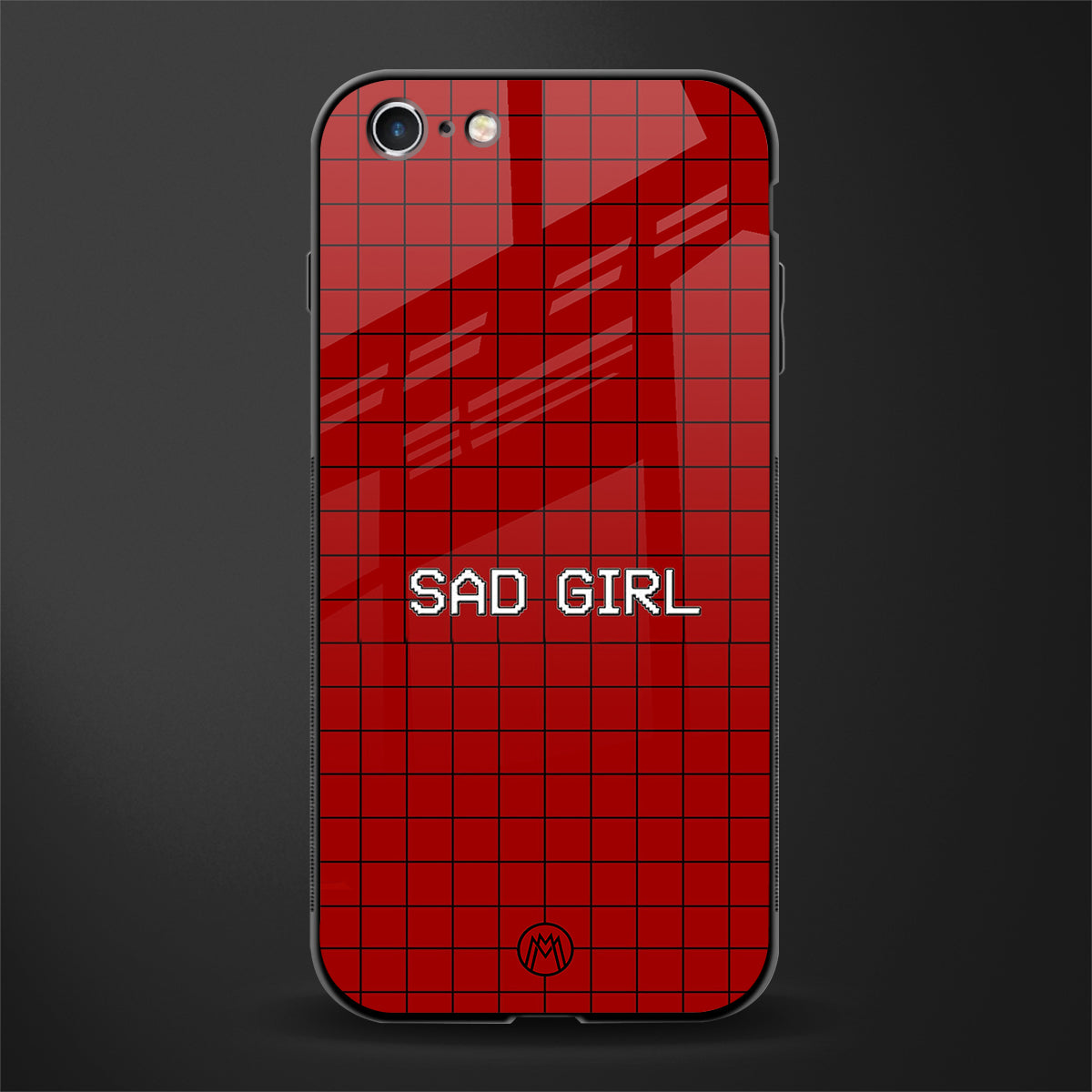 sad girl glass case for iphone 6s image