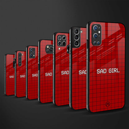sad girl back phone cover | glass case for samsung galaxy m33 5g