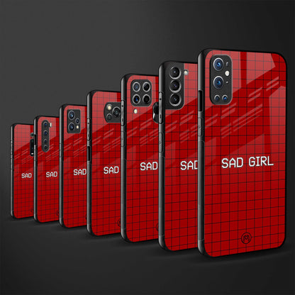 sad girl back phone cover | glass case for samsung galaxy a14 5g