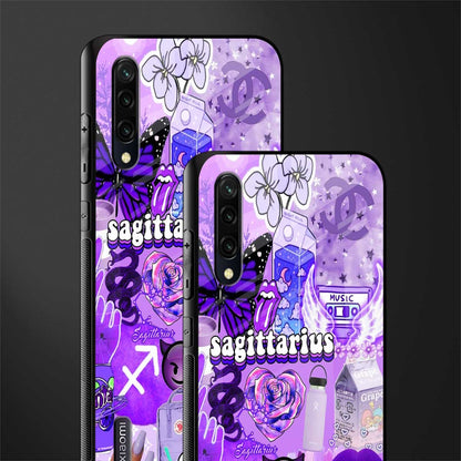sagittarius aesthetic collage glass case for mi a3 redmi a3 image-2