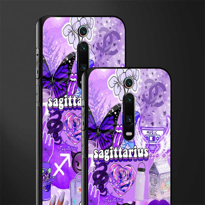sagittarius aesthetic collage glass case for redmi k20 image-2