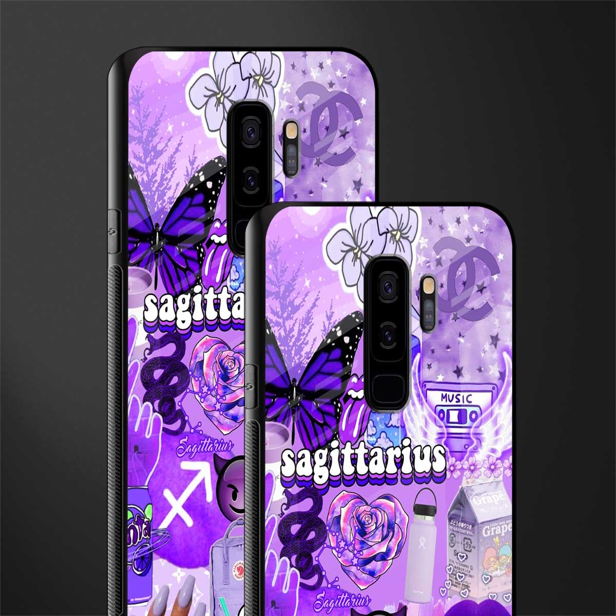 sagittarius aesthetic collage glass case for samsung galaxy s9 plus image-2