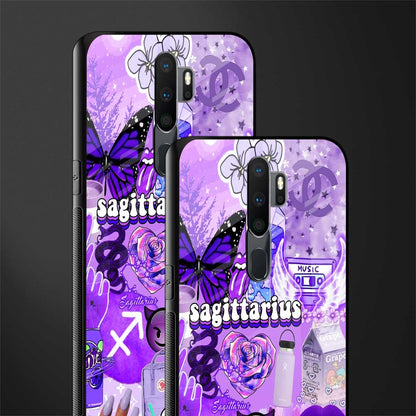 sagittarius aesthetic collage glass case for oppo a9 2020 image-2
