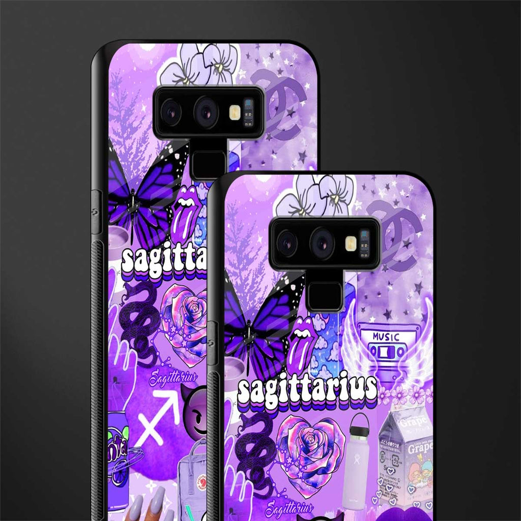 sagittarius aesthetic collage glass case for samsung galaxy note 9 image-2