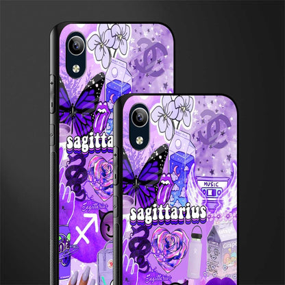 sagittarius aesthetic collage glass case for vivo y1s without fingerprint image-2