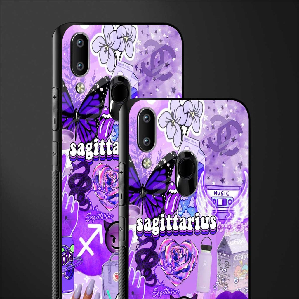 sagittarius aesthetic collage glass case for vivo y91 image-2