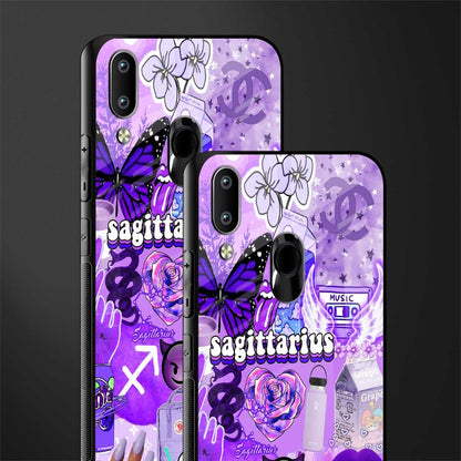 sagittarius aesthetic collage glass case for vivo y91 image-2