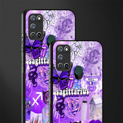 sagittarius aesthetic collage glass case for realme 7i image-2