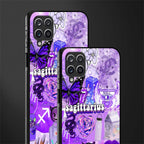 sagittarius aesthetic collage glass case for samsung galaxy a12 image-2