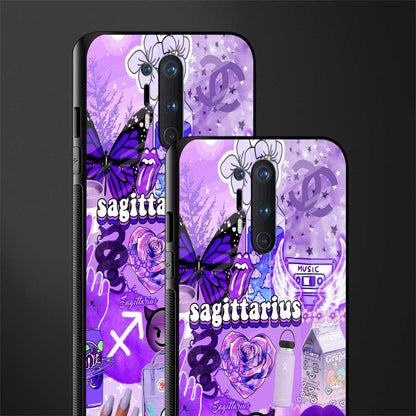 sagittarius aesthetic collage glass case for oneplus 8 pro image-2