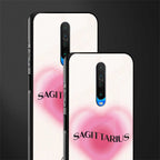 sagittarius minimalistic glass case for poco x2 image-2