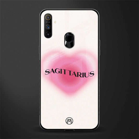 sagittarius minimalistic glass case for realme narzo 20a image