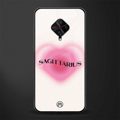 sagittarius minimalistic glass case for vivo s1 pro image