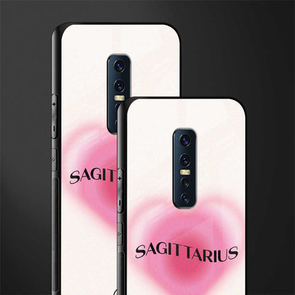 sagittarius minimalistic glass case for vivo v17 pro image-2
