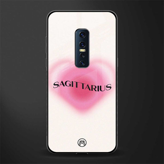 sagittarius minimalistic glass case for vivo v17 pro image