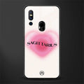 sagittarius minimalistic glass case for vivo v15 image