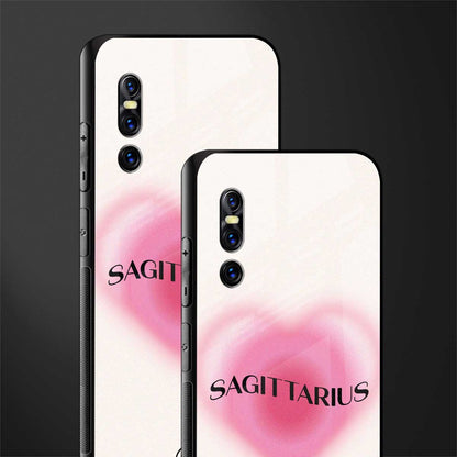 sagittarius minimalistic glass case for vivo v15 pro image-2