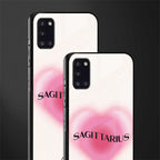 sagittarius minimalistic glass case for samsung galaxy a31 image-2