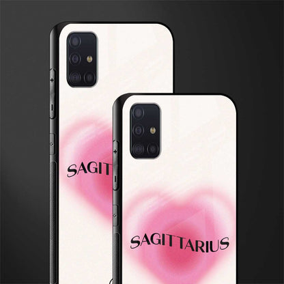 sagittarius minimalistic glass case for samsung galaxy a71 image-2