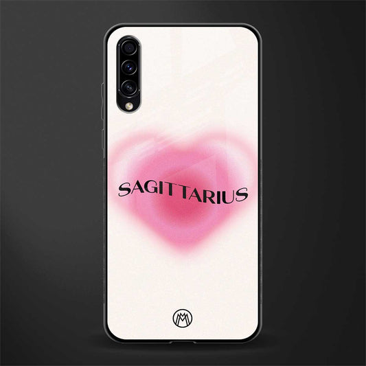 sagittarius minimalistic glass case for samsung galaxy a30s image