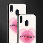 sagittarius minimalistic glass case for samsung galaxy a20 image-2