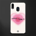 sagittarius minimalistic glass case for samsung galaxy a20 image