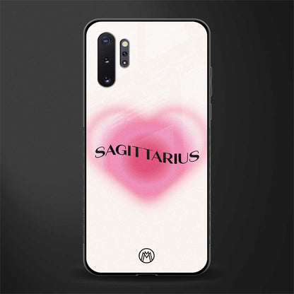 sagittarius minimalistic glass case for samsung galaxy note 10 plus image
