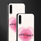 sagittarius minimalistic glass case for samsung galaxy a70 image-2