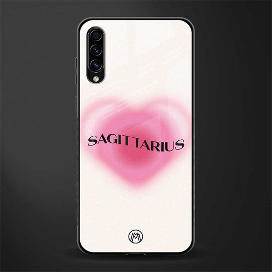 sagittarius minimalistic glass case for samsung galaxy a70 image