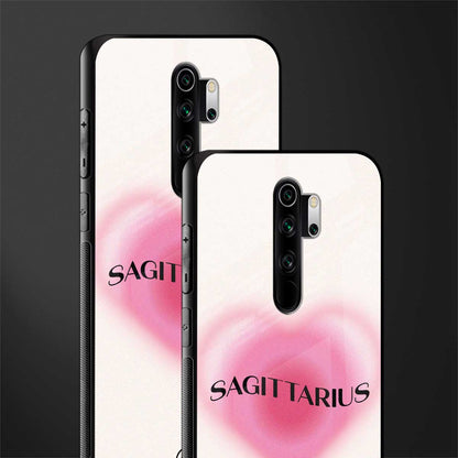 sagittarius minimalistic glass case for redmi note 8 pro image-2
