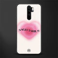 sagittarius minimalistic glass case for redmi note 8 pro image