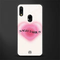sagittarius minimalistic glass case for redmi note 7 pro image