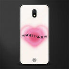 sagittarius minimalistic glass case for redmi 8a image