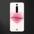 sagittarius minimalistic glass case for redmi k20 image