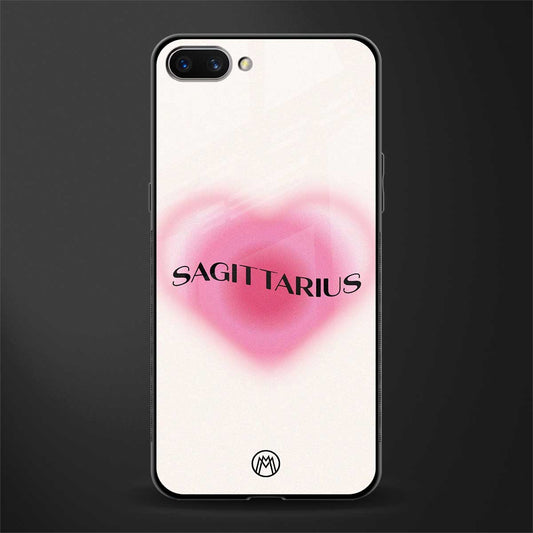 sagittarius minimalistic glass case for realme c1 image