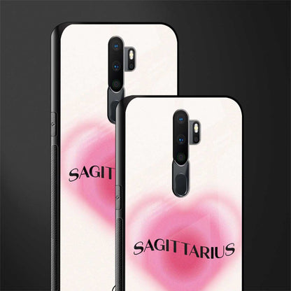 sagittarius minimalistic glass case for oppo a9 2020 image-2