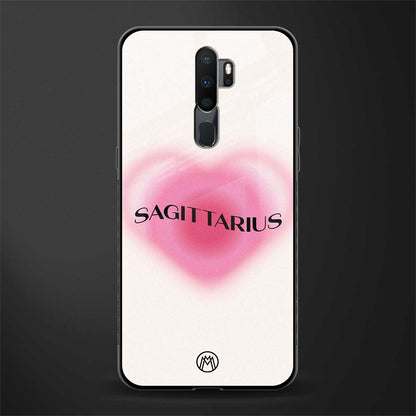 sagittarius minimalistic glass case for oppo a9 2020 image