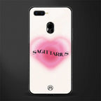 sagittarius minimalistic glass case for oppo a7 image