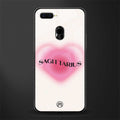 sagittarius minimalistic glass case for oppo a12 image
