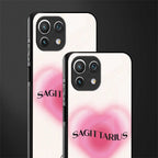 sagittarius minimalistic glass case for mi 11 lite image-2