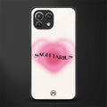 sagittarius minimalistic glass case for mi 11 lite image