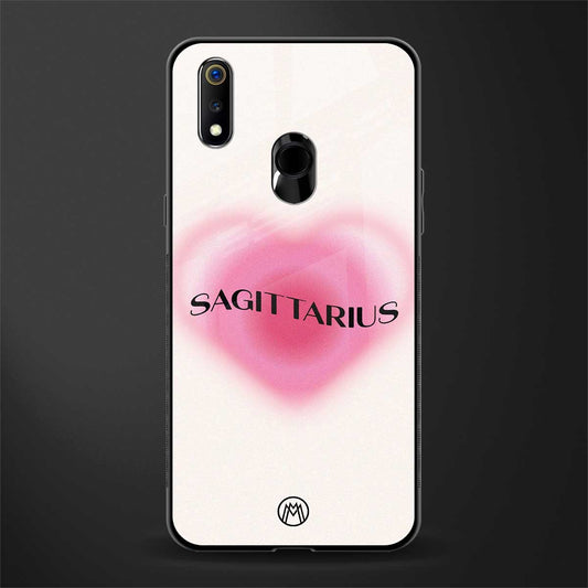 sagittarius minimalistic glass case for realme 3 pro image