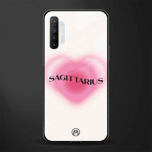sagittarius minimalistic glass case for realme x2 image