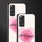 sagittarius minimalistic glass case for vivo v19 image-2