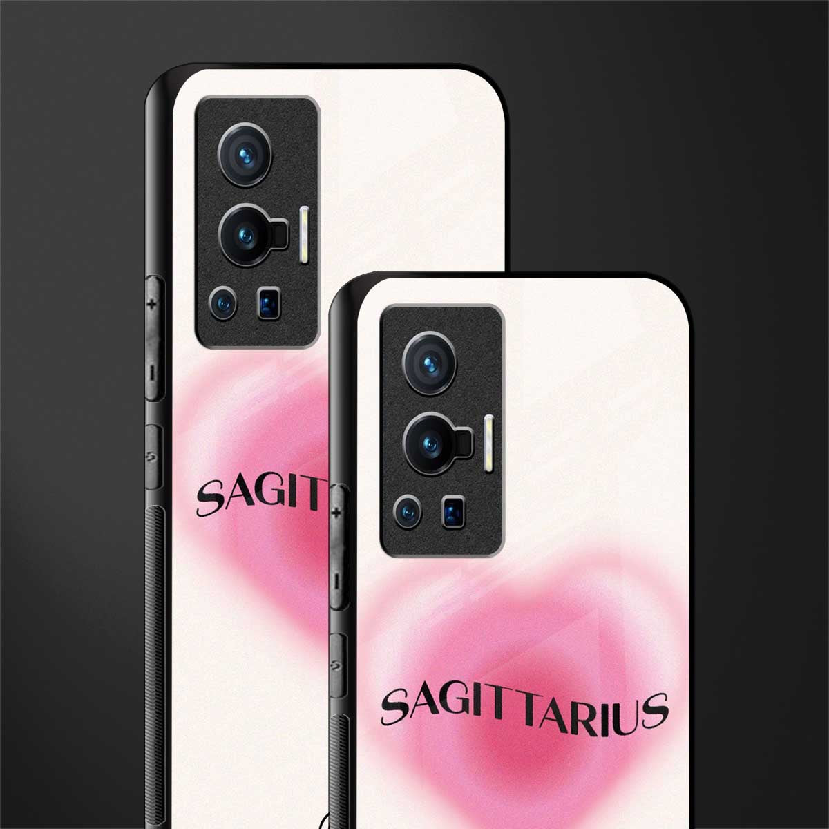 sagittarius minimalistic glass case for vivo x70 pro image-2