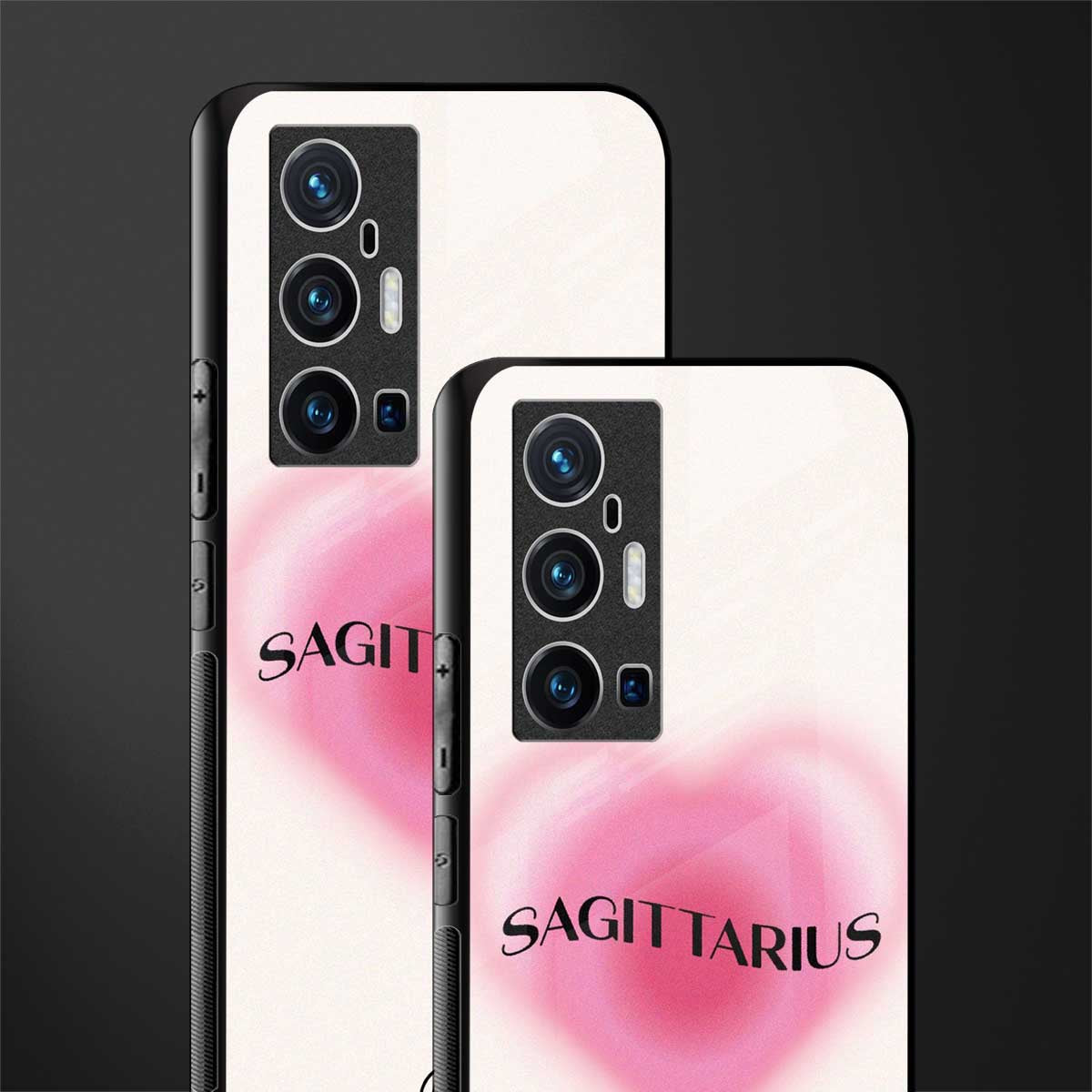 sagittarius minimalistic glass case for vivo x70 pro plus image-2